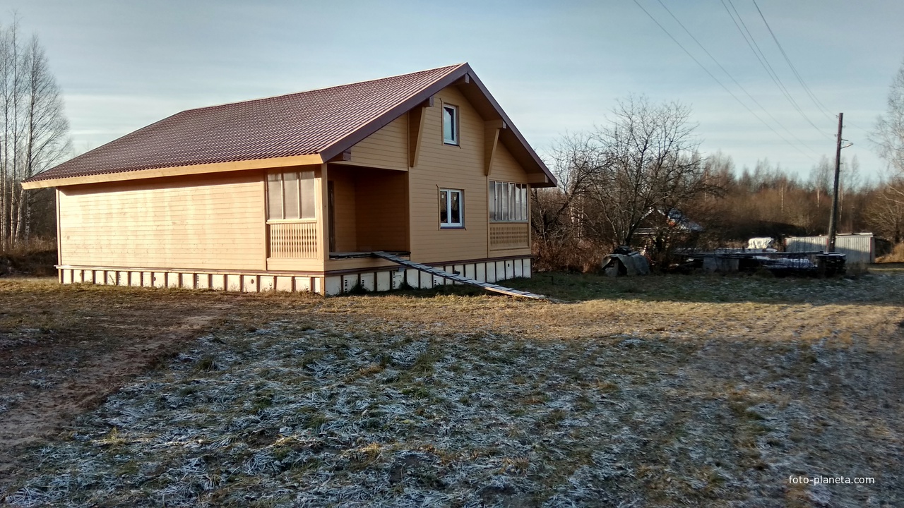 новый дом в д. Грязная Дуброва