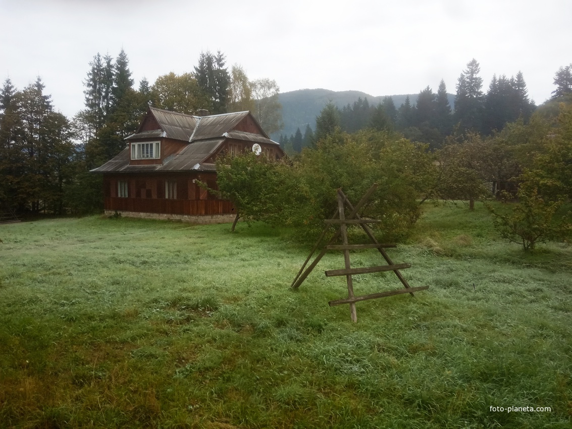 Подставка для сена.Огородов в этой местности нет.Ничего не растёт,кроме садов.