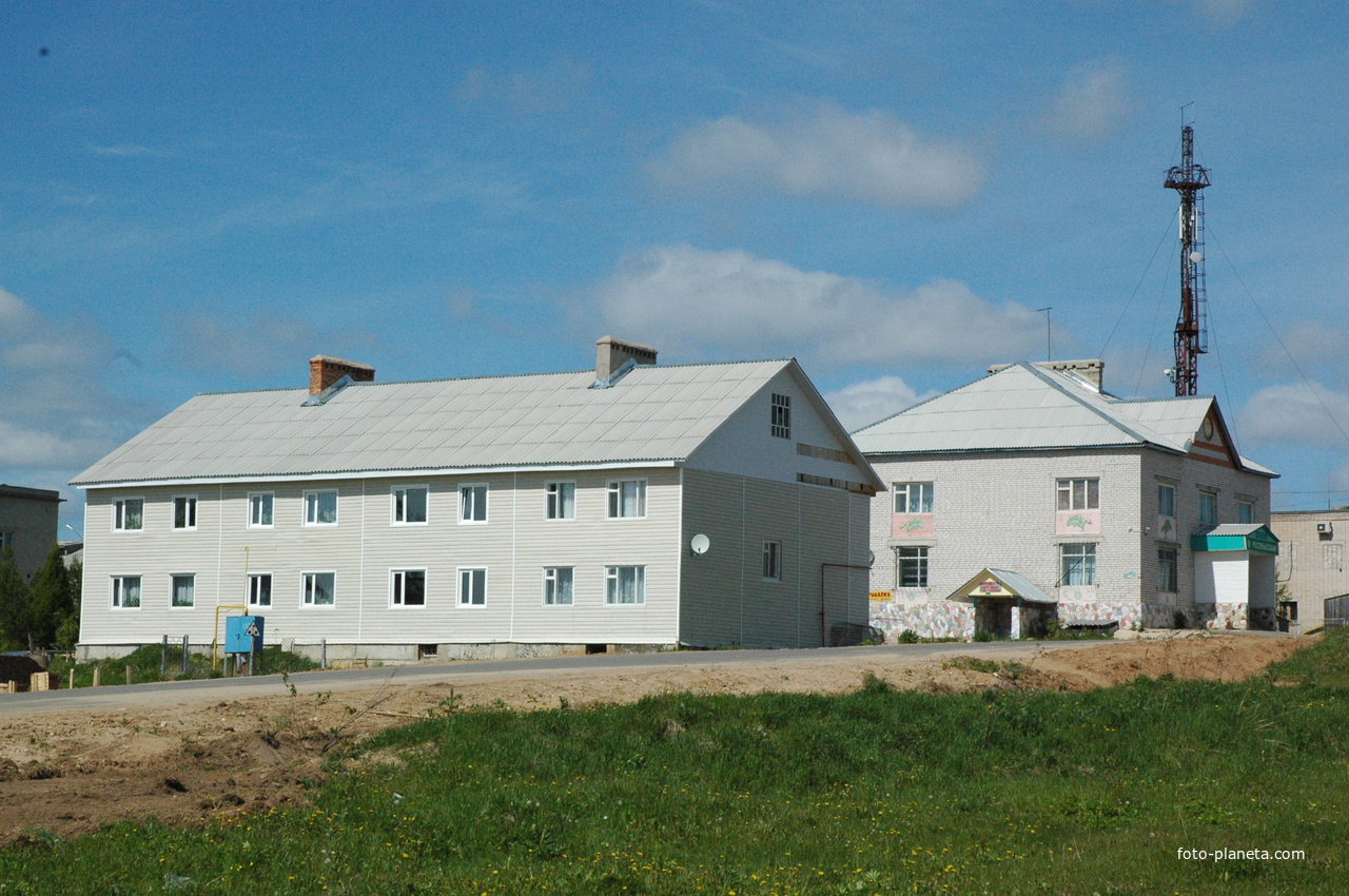 многоквартирные жилые дома в Нюксенице