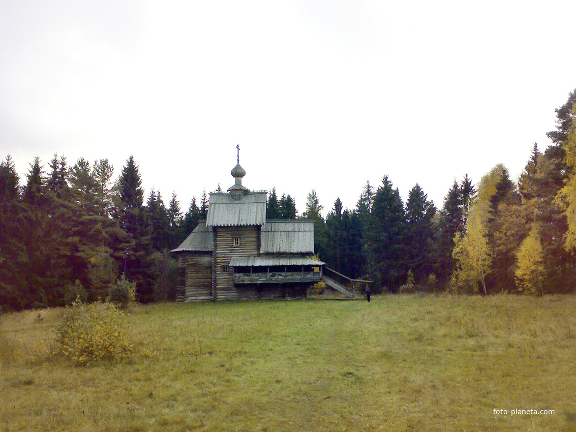 Церковь Вознесения Господня в музее деревянного зодчества в Василево