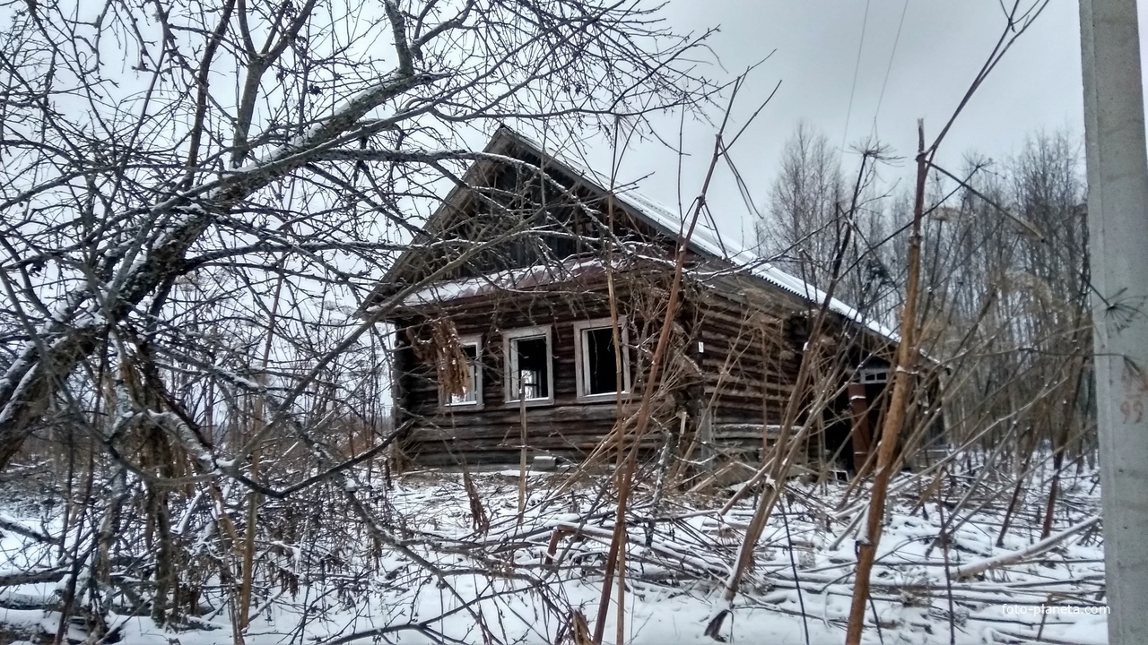 заброшенный дом в д. Расторопово