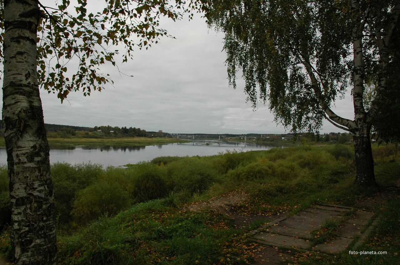вид на реку Сухона. 2008 год