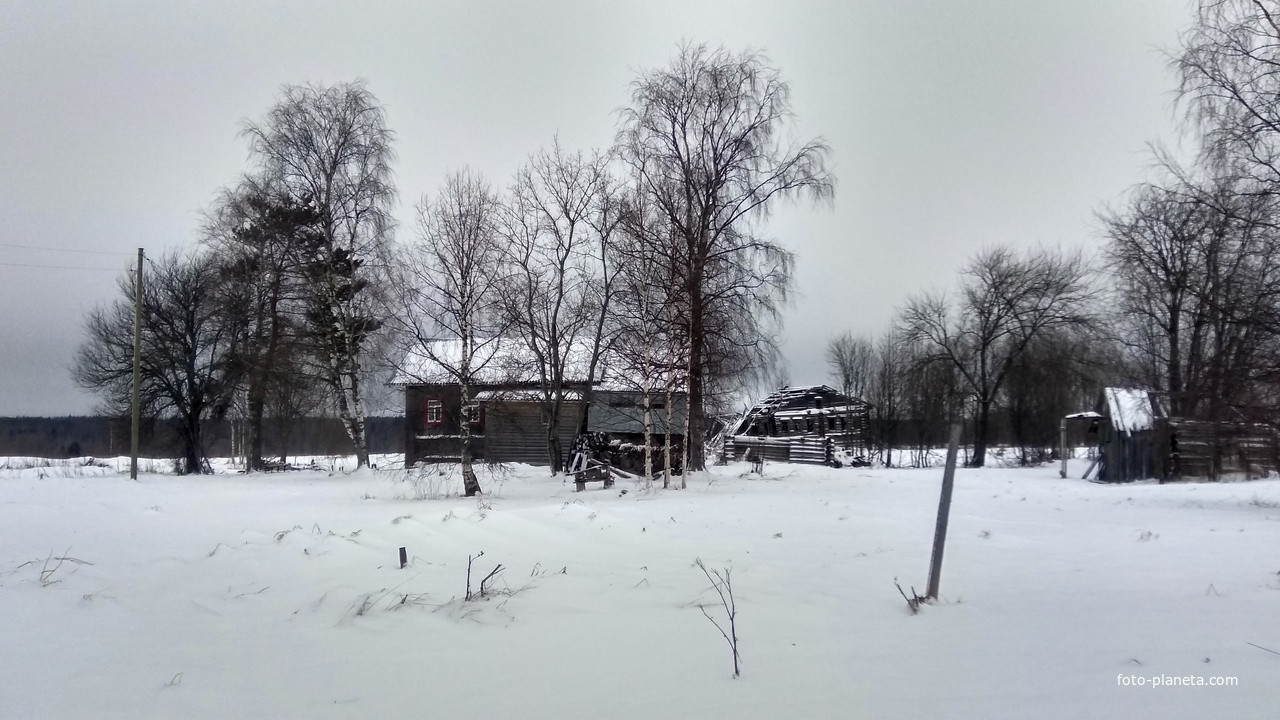 заброшенная деревня Илюхинская