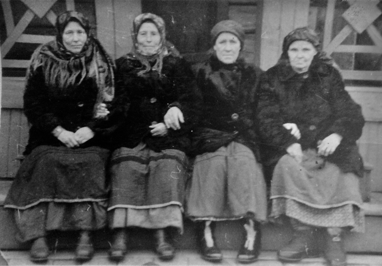Жительницы деревни.1960г.