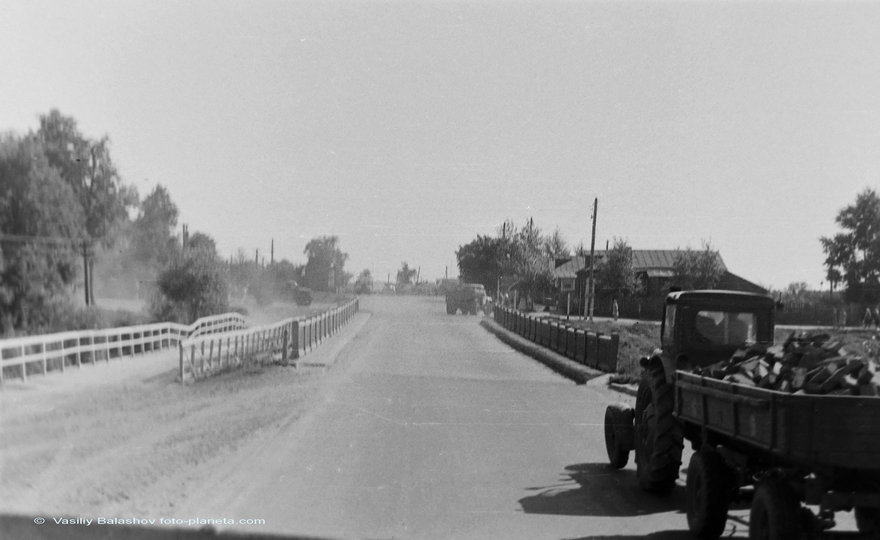 Липна, трасса м7, мост через р. Большая Липня, г. 1968