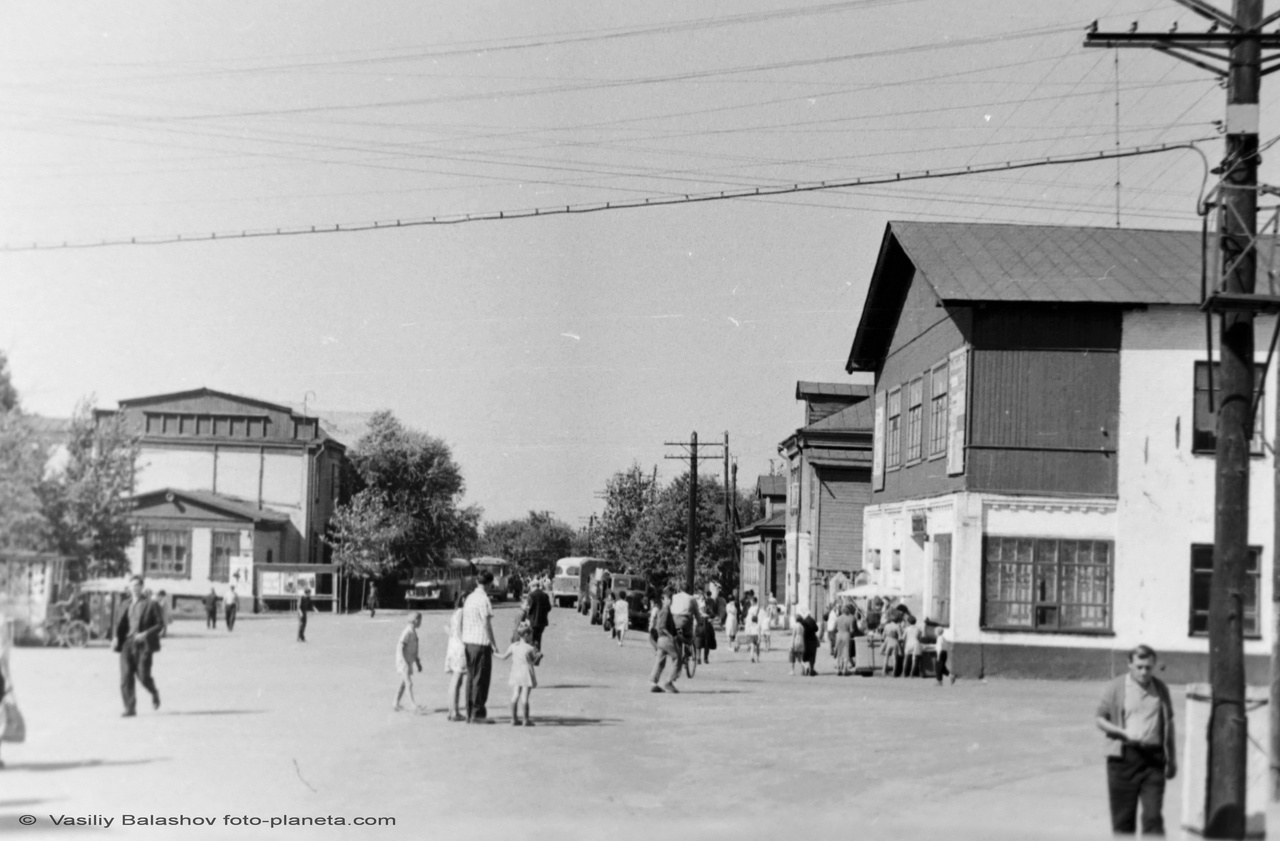 Петушки, площадь у вокзала, г. 1968