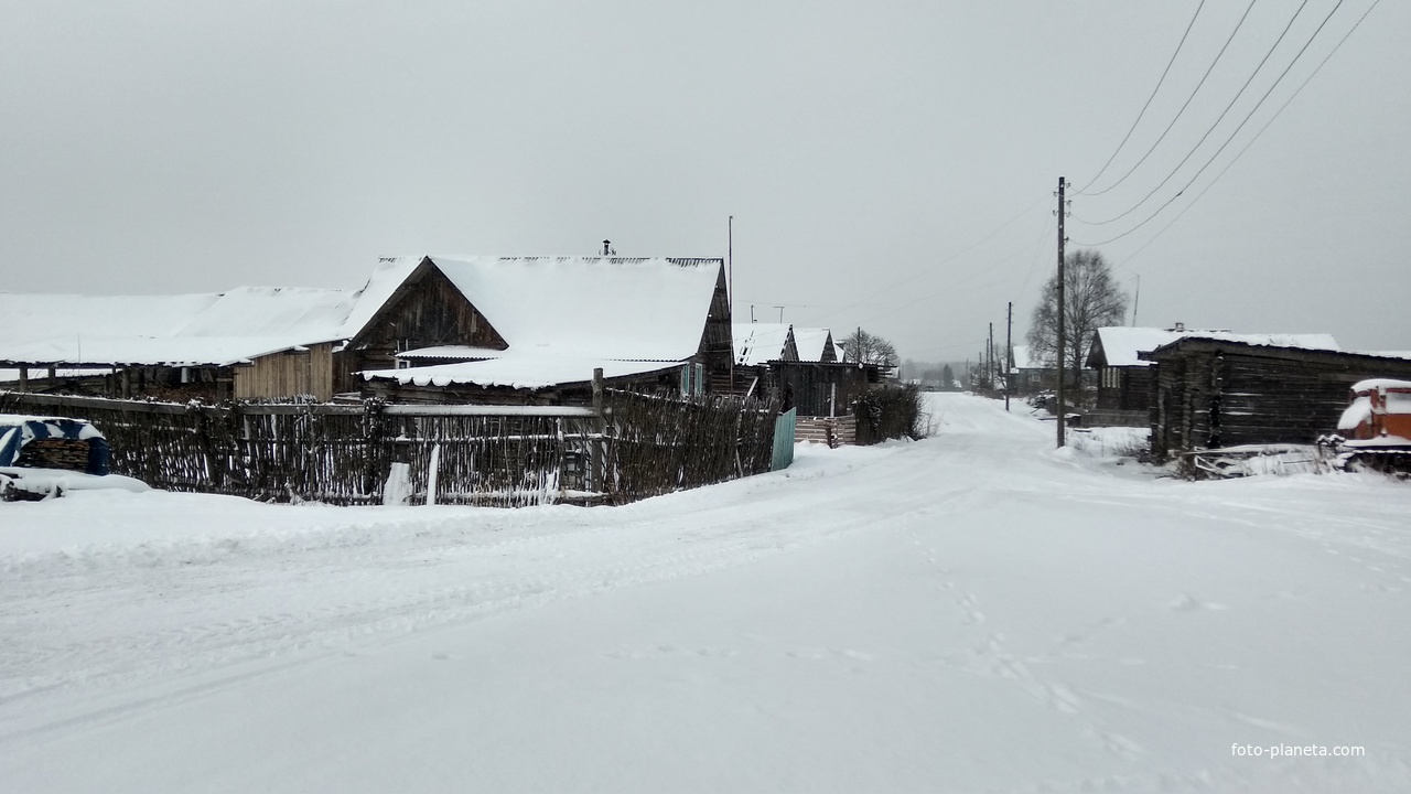 улица в д. Федосеевская