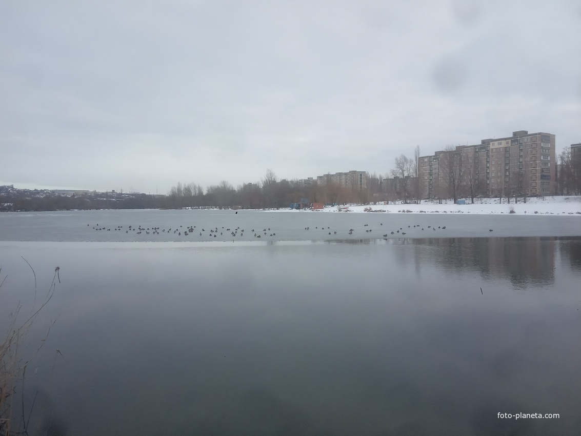 Озеро на реке Осколец.