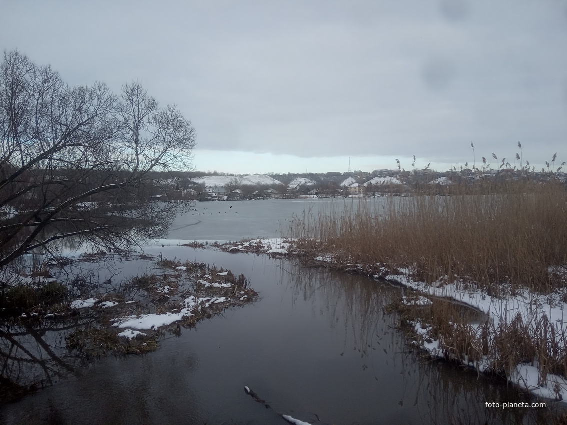 Озеро на реке Осколец.