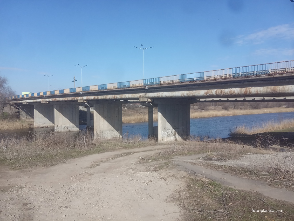 Мосты через реку Волчью на трассе Кишинев - Волгоград.