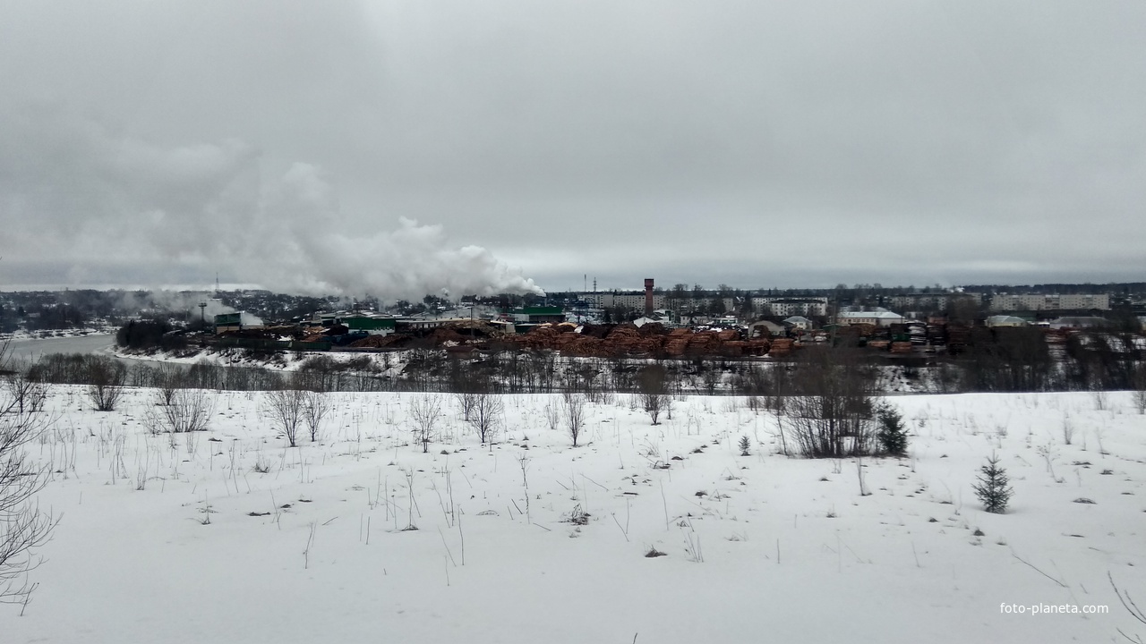 вид на Харовск