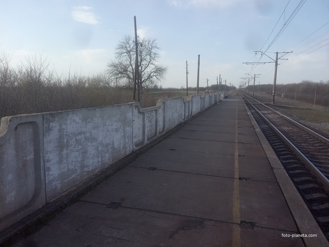 Железнодорожная платформа Адамовское.