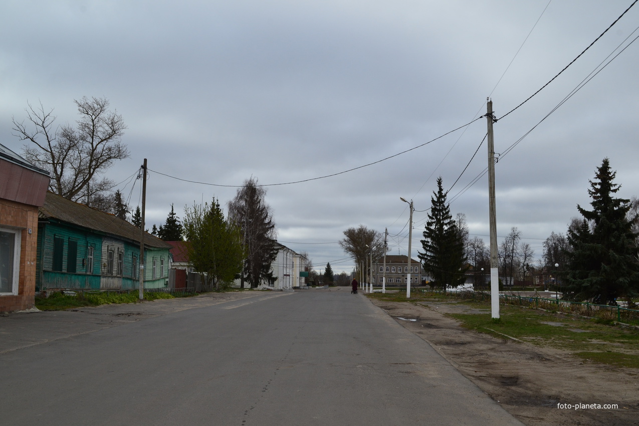 Посёлок Кромы. Переулок Ленинский.