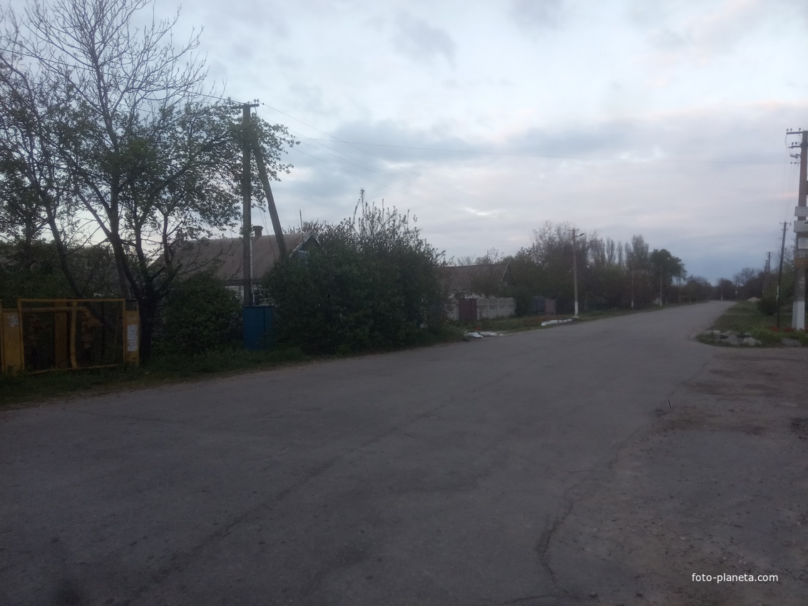Сельская улица.
