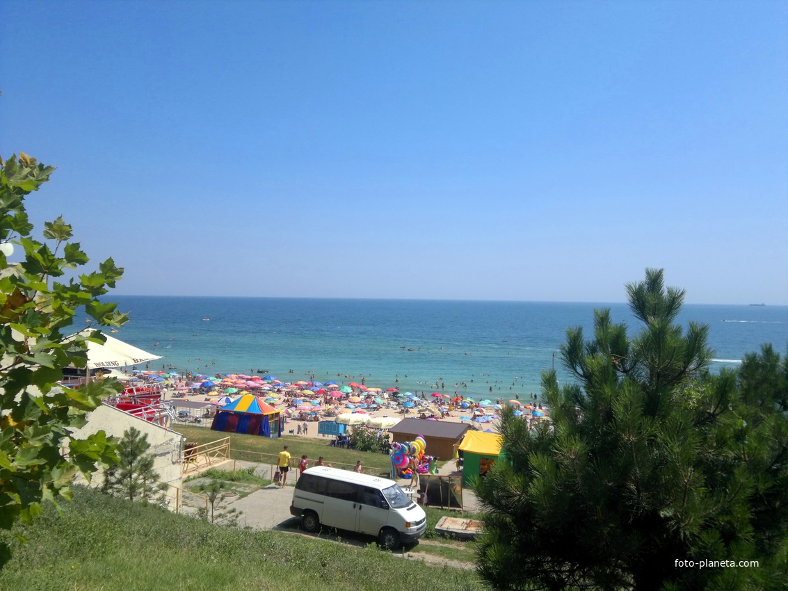 Черноморск. Пляж &quot;Центральный&quot;.