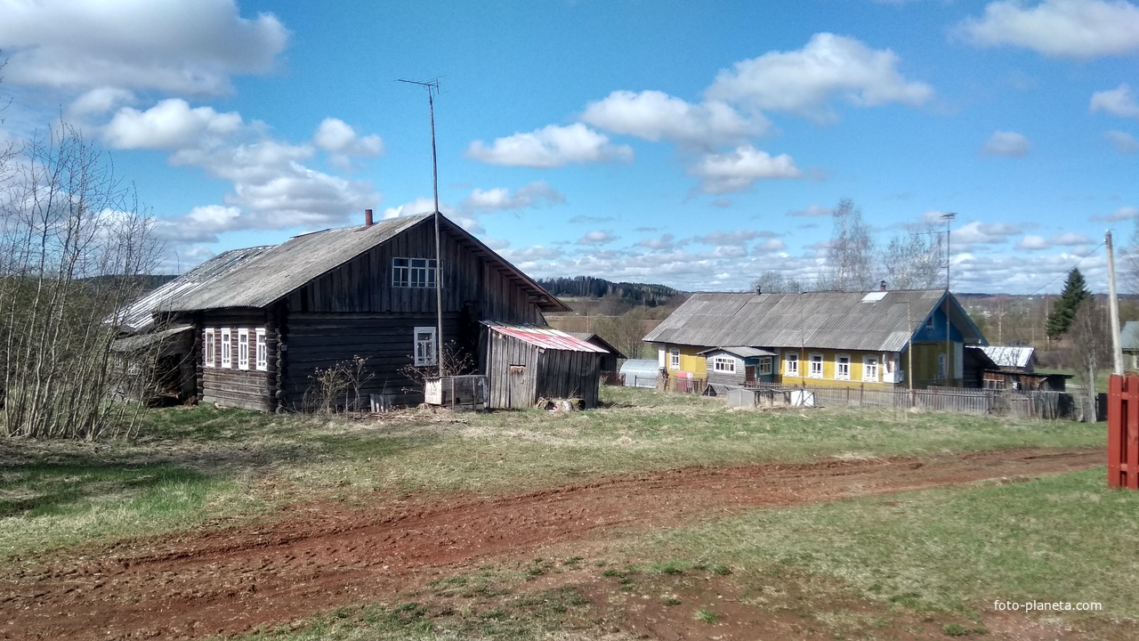 дом в д. Кротовская.