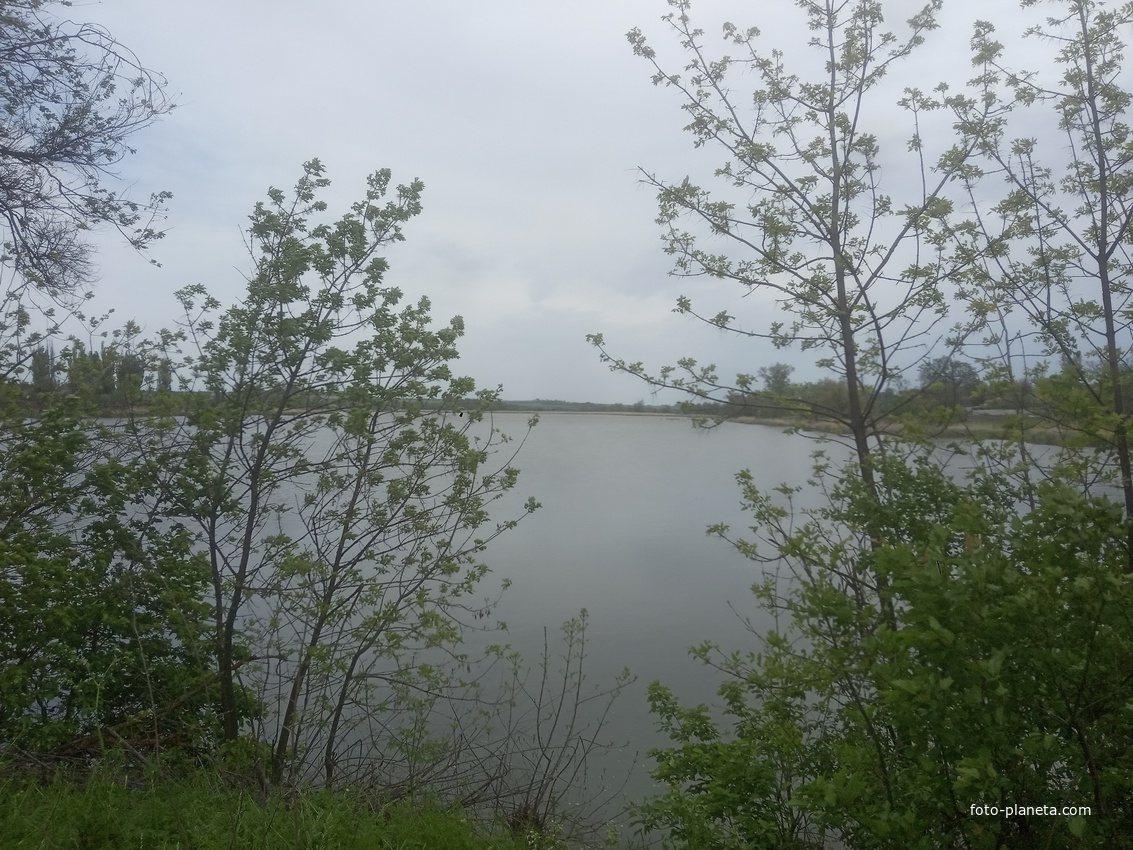Пруд на реке Базавлук.