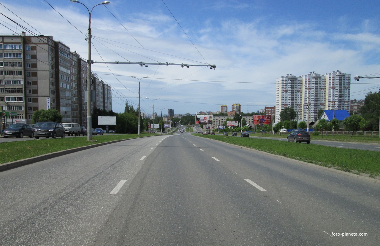 Улица Ленина в районе ул.Бабушкина