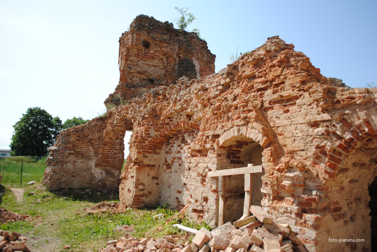 Руины замка в Гольшанах