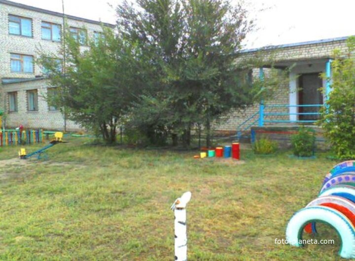 Школьный двор с. Новореченск