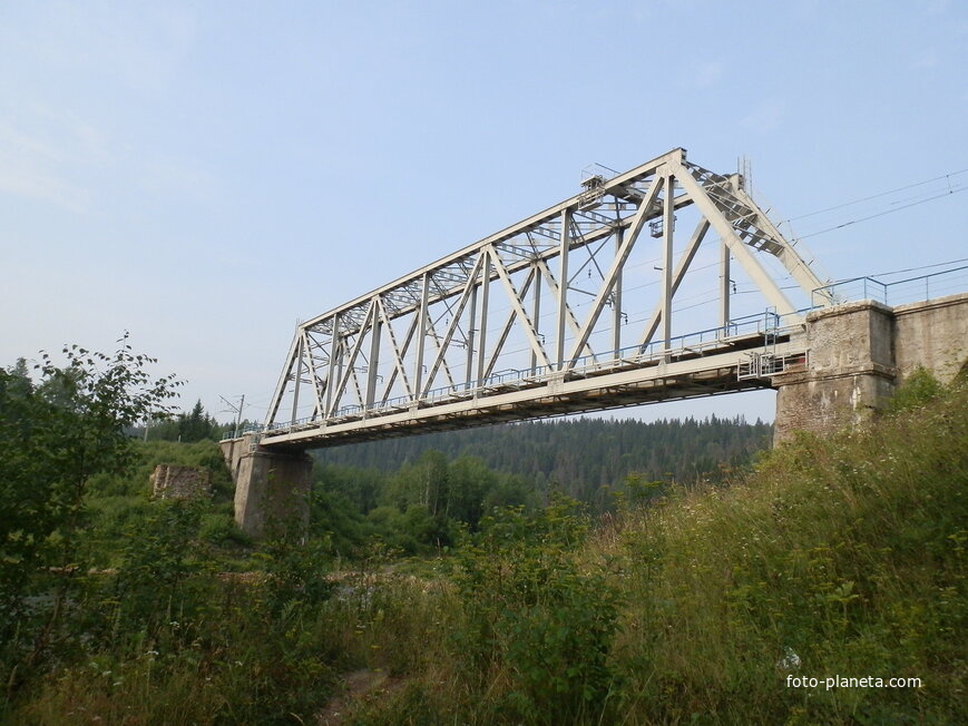 Ж/д мост через реку Усьва