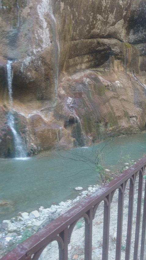Река Чегем у Чегемских водопадов