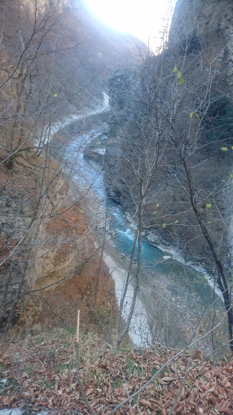 Река Чегем в Чегемском ущелье