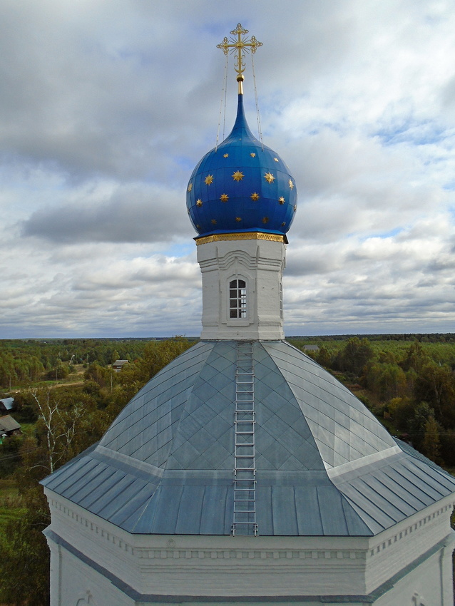 Купол храма. Вид с колокольни.