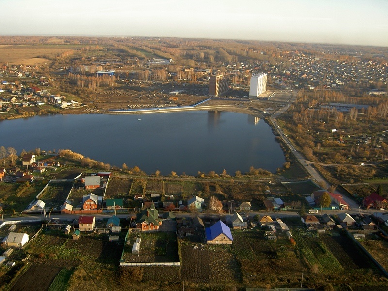 Каменка с высоты.