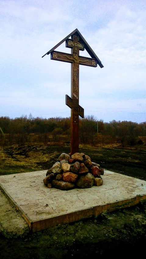 Установлен крест при въезде в КУЛИКИ