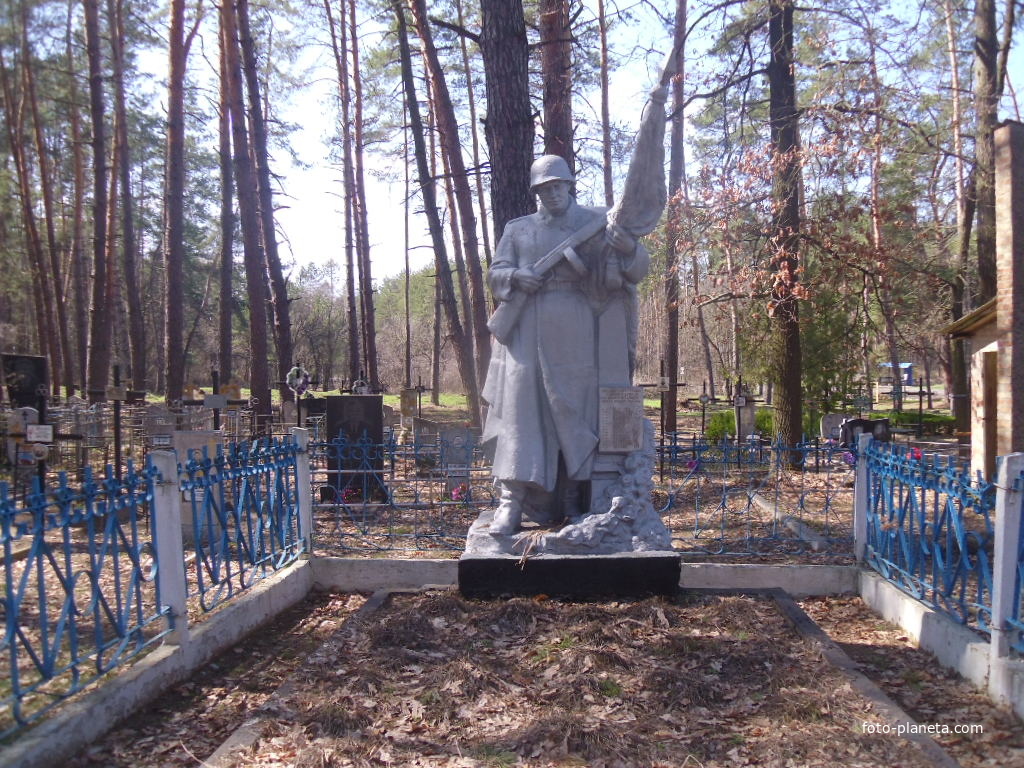 Братская могила воинов-освободителей  с. Млиев (Кладбище со стороны села Староселья).