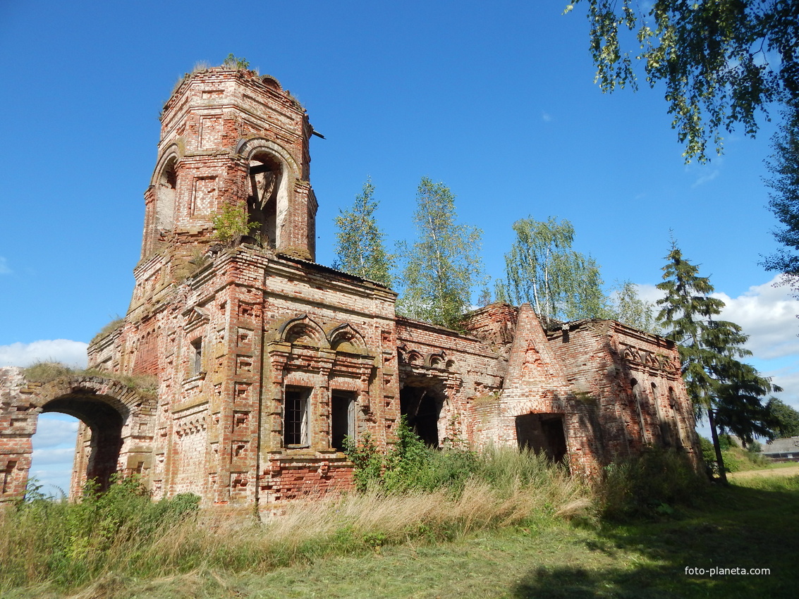 Остатки церкви Св.Ильи 1917г.