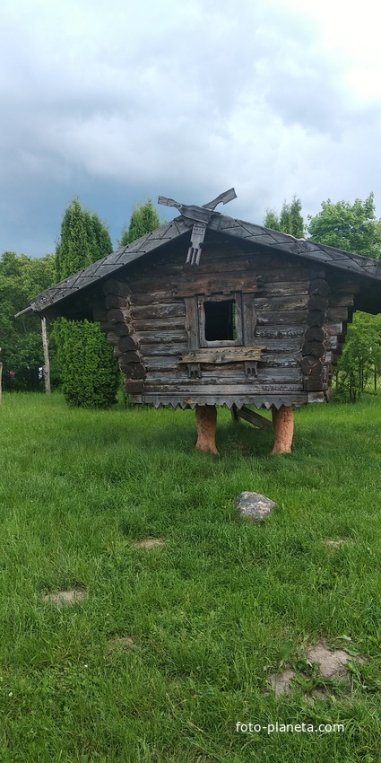 В этнографической деревне