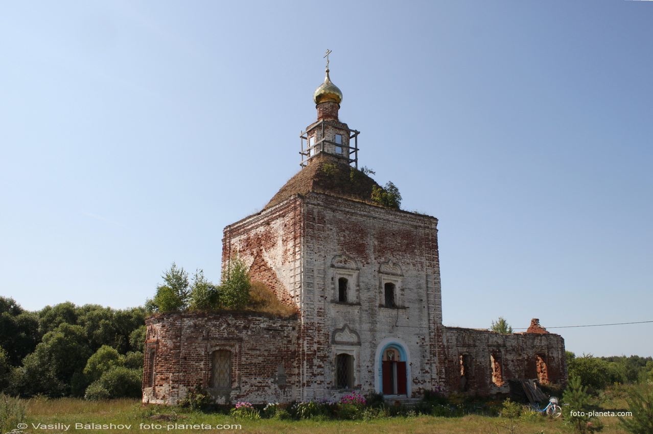 Лопатницы, церковь Николая Чудотворца
