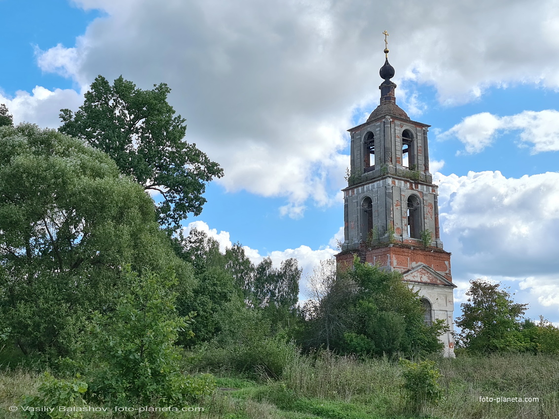 Колокольня церкви Николая Чудотворца  в урочище Аргуново