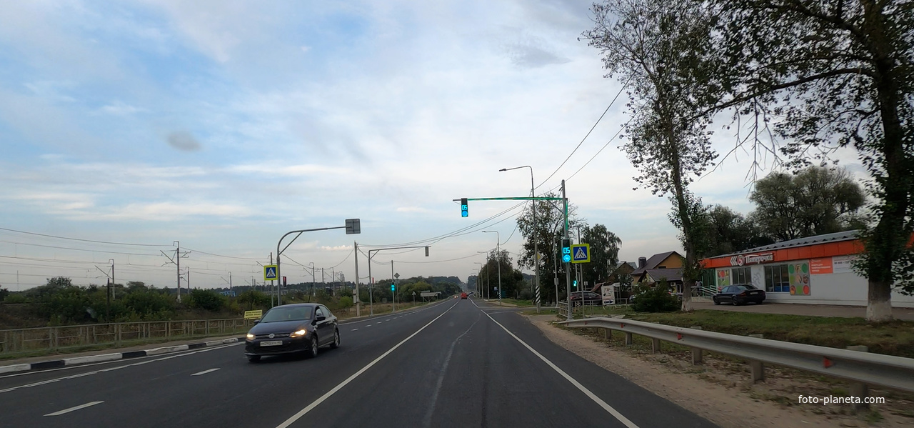Перекрёсток Варшавского шоссе и Кутузовской улицы