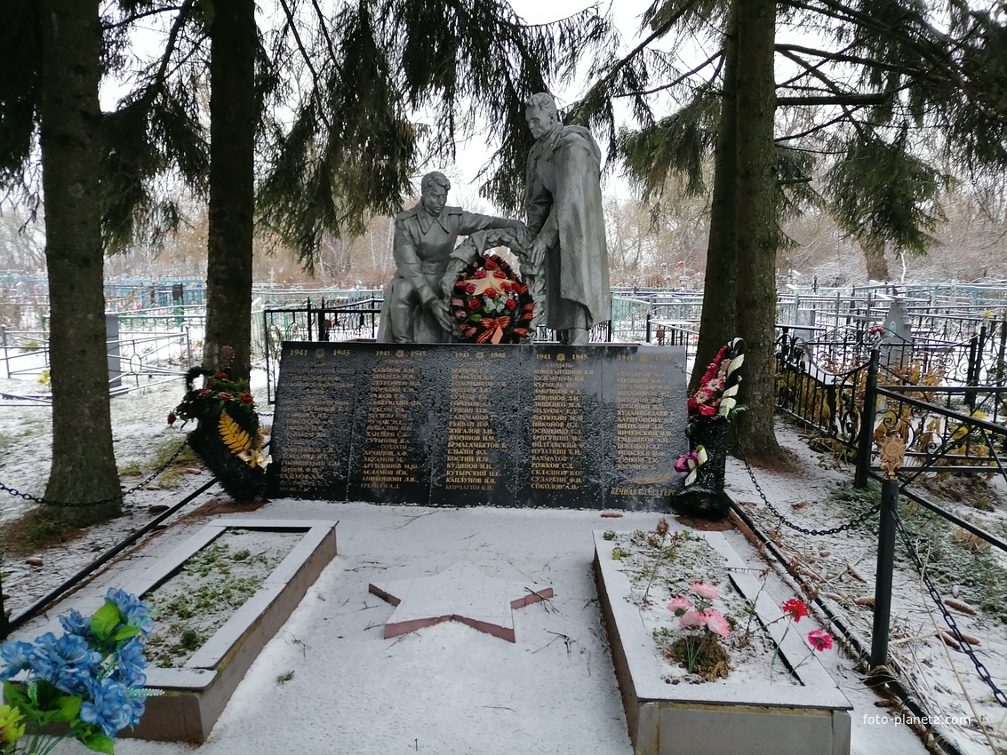 Братская могила советских воинов. Деревня Быстрая