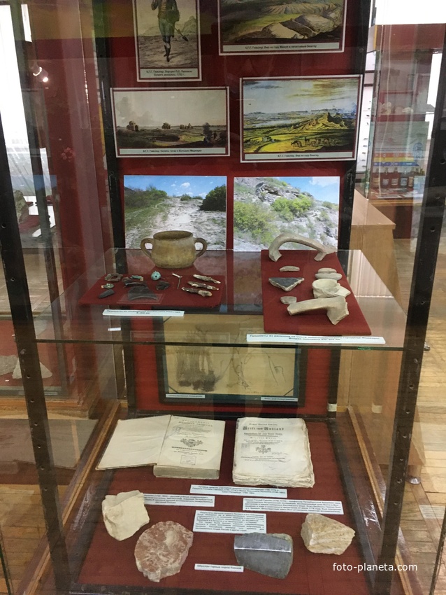В краеведческом музее. Экспозиция &quot;Природные особенности Кавминвод&quot;