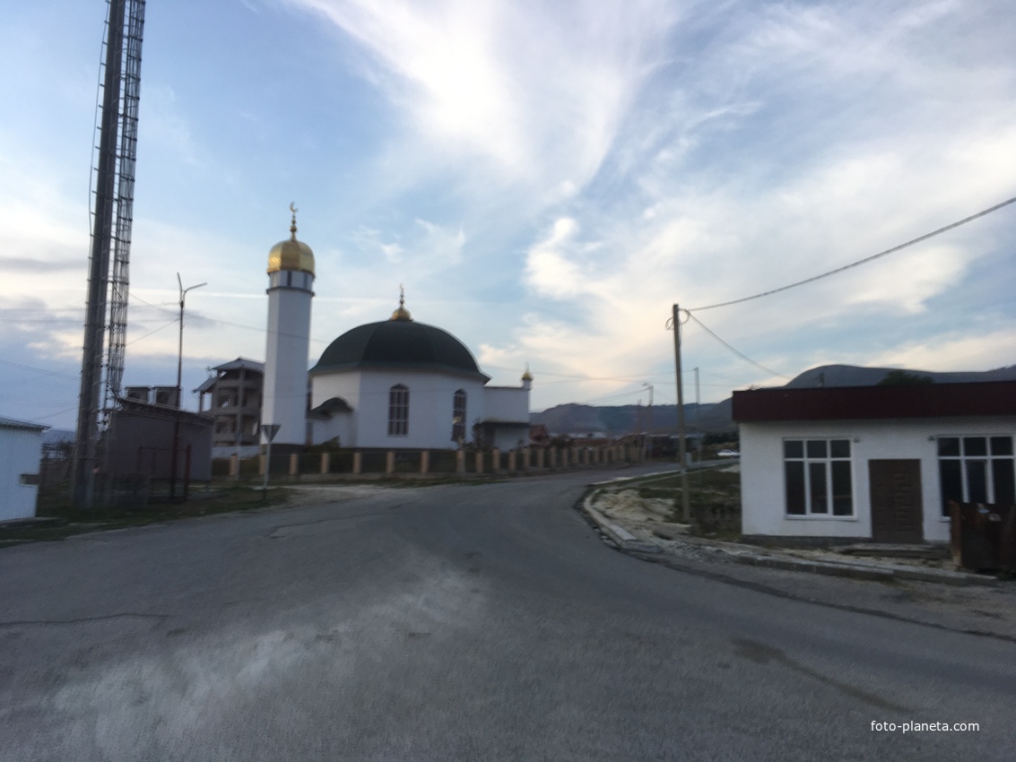 Мечеть в посёлке Мирный