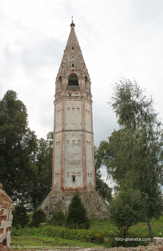 Большие Всегодичи, колокольня Успенской церкви