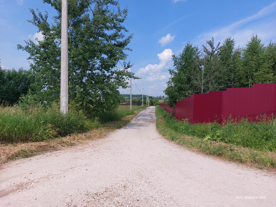 Поворот на Ситцевую улицу, спуск к реке