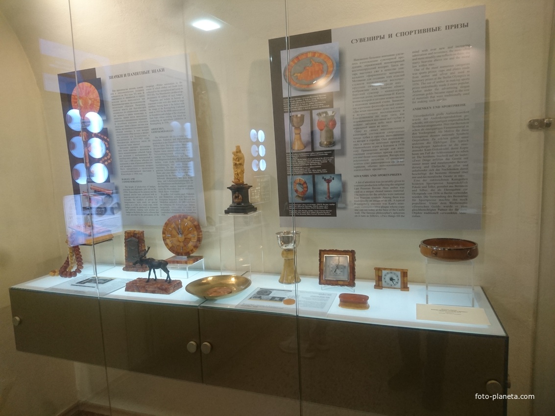 В Музее янтаря в башне Дона