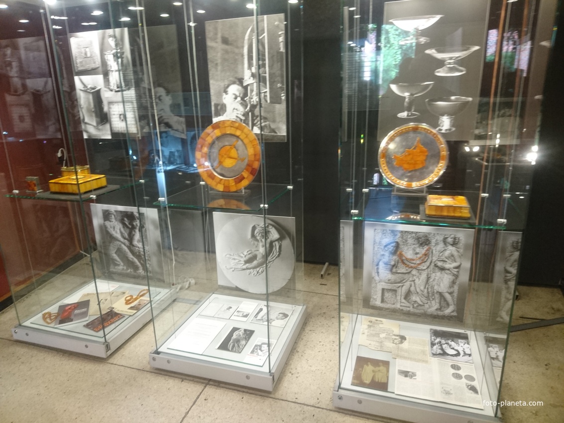 В Музее янтаря в башне Дона