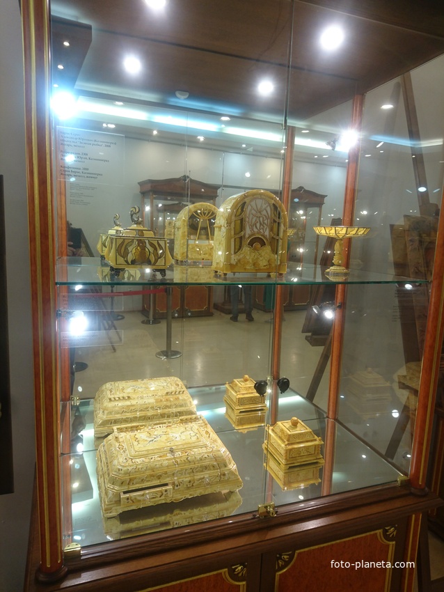 В Музее янтаря в башне Дона.