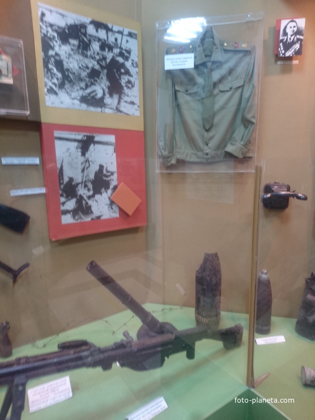 Экспозиция краеведческого музея. Зал «Прорыв Голубой линии»