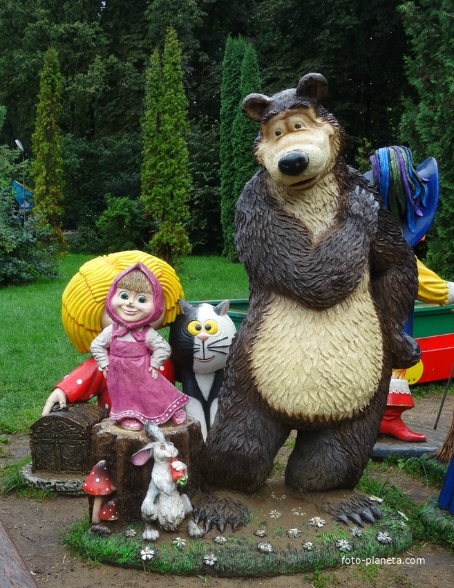 Маша и Медведь - в Центральном парке