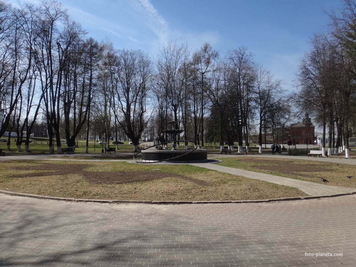 Фонтан в парке имени Пушкина
