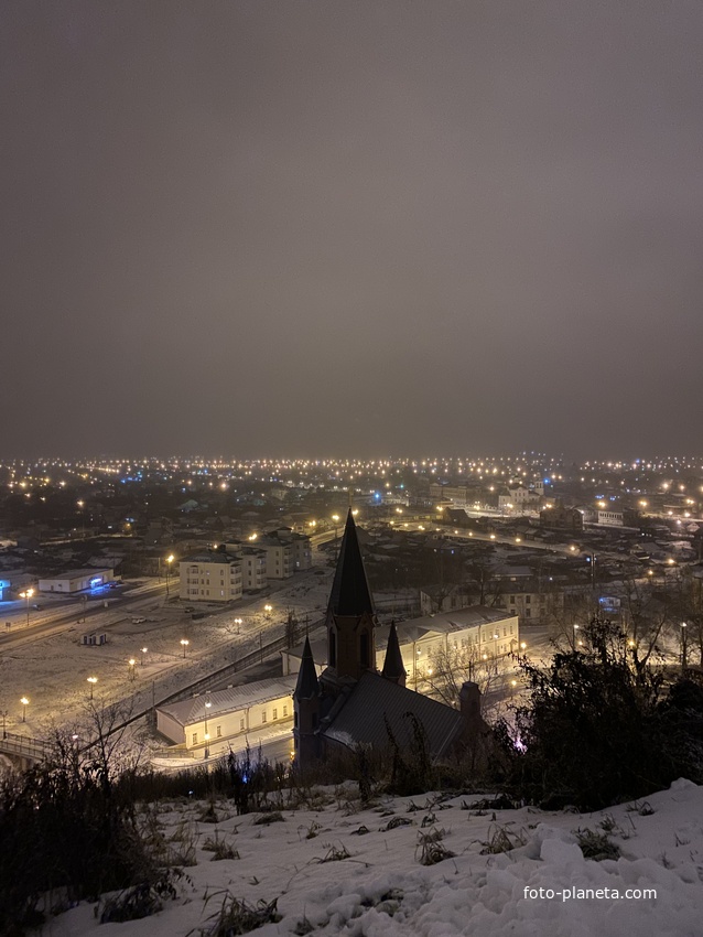 Вид со смотровой площадки Тобольском Кремля