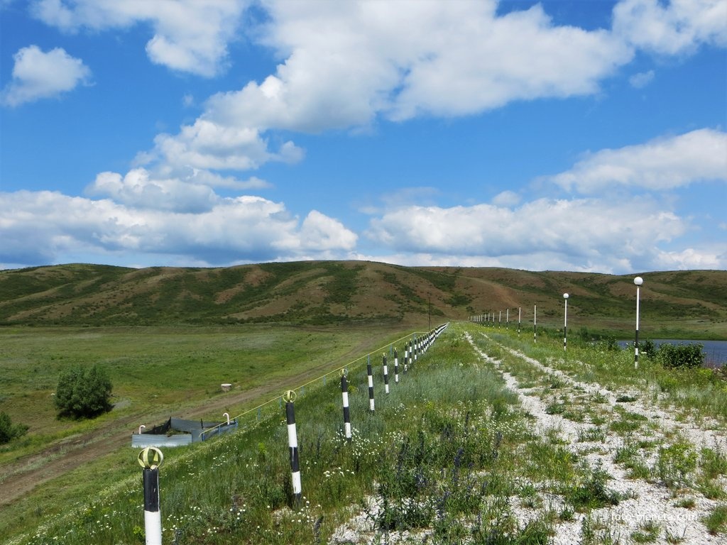 Плотина Сакмарского водохранилища