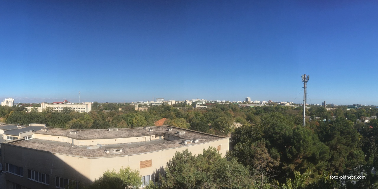 Панорама Евпатории с корпуса санатория &quot;Приморье&quot;
